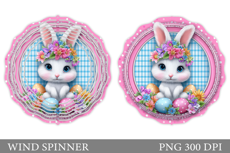 Easter Bunny Wind Spinner. Easter Wind Spinner Design