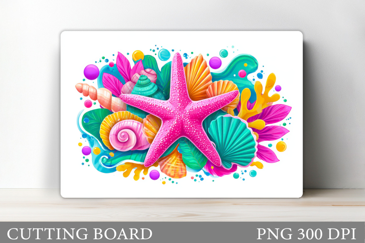 Starfish Cutting Board. Starfish Sublimation