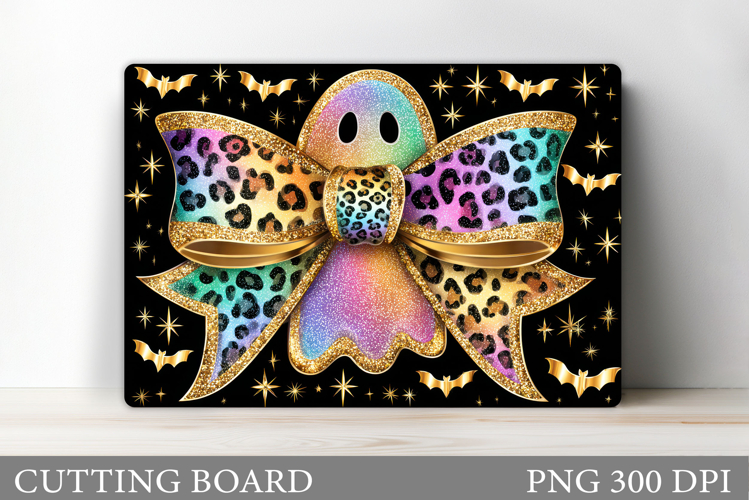 Ghost Cutting Board Sublimation. Halloween Cutting Board