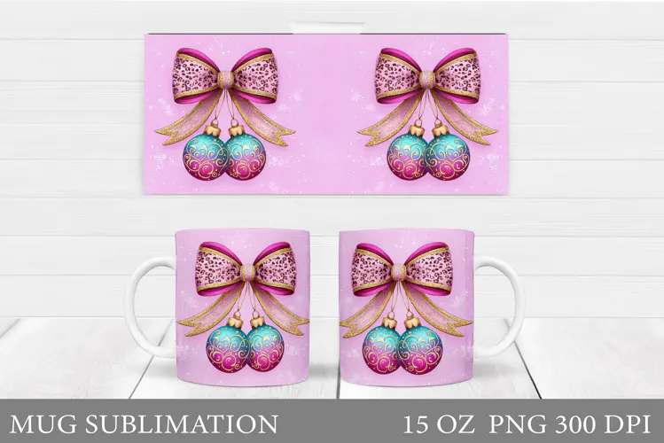 Christmas Mug Design. Christmas Sublimation