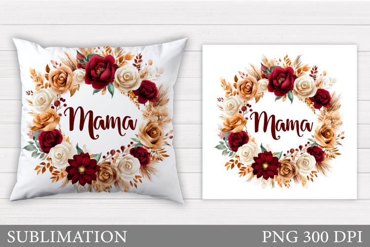 Mother's Day Pillow Design. Mother's Day Sublimation