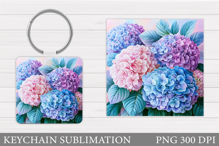 Flowers Keychain Design. Floral Keychain Sublimation
