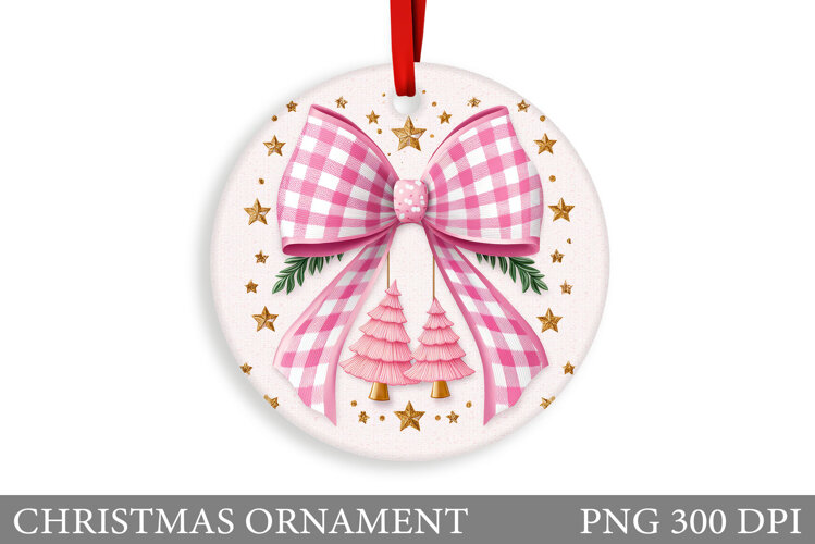 Christmas Tree Christmas Ornament. Winter Christmas Ornament example image 1