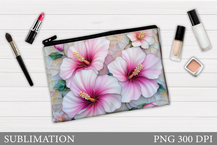 Flowers Makeup Bag Design. Flowers Makeup Pouch Sublimation