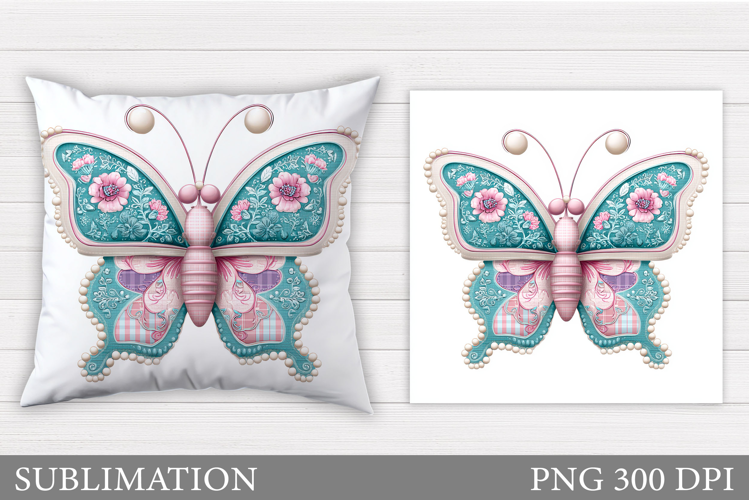 Butterfly Pillow Design. Butterfly Sublimation