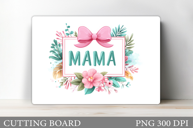 Mother's Day Cutting Board. Mother's Day Sublimation