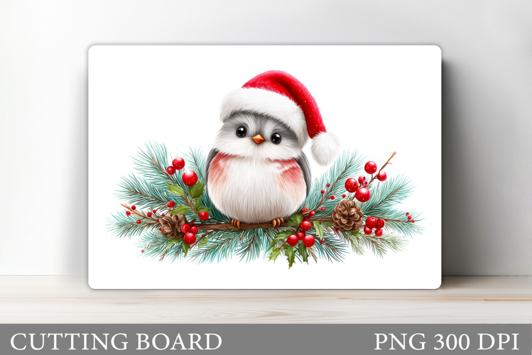 Christmas Bird Cutting Board. Christmas Cutting Board Design