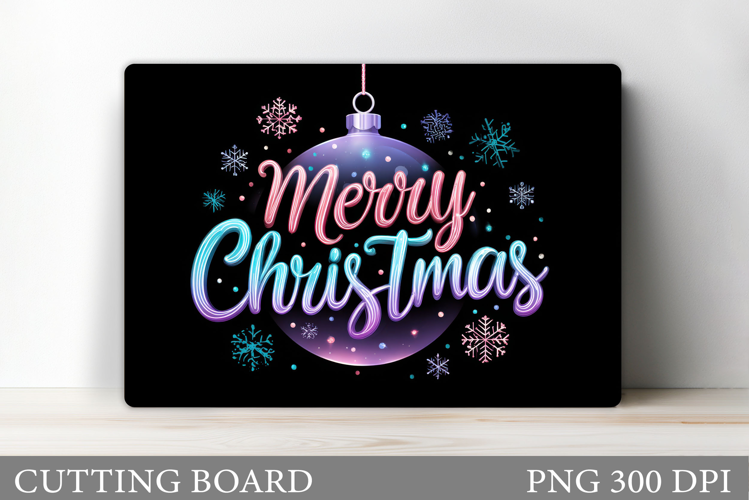 Merry Christmas Cutting Board. Christmas Cutting Board