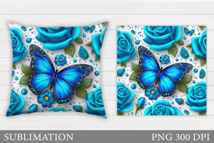 Butterfly Sublimation. Butterfly Pillow Design