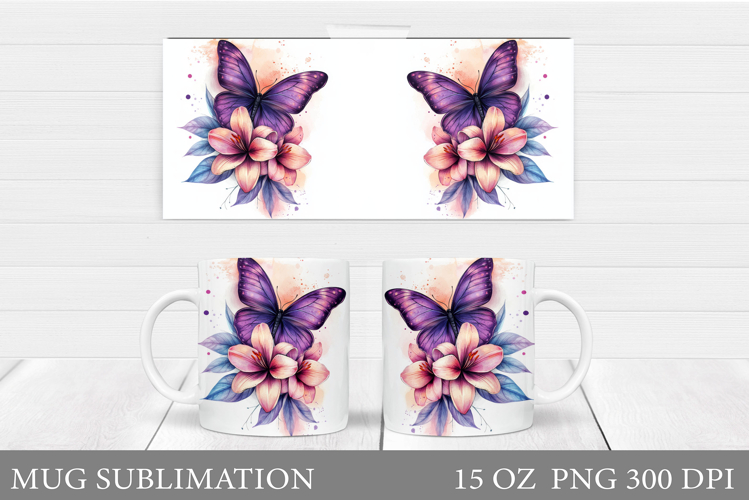 Watercolor Butterfly Clipart