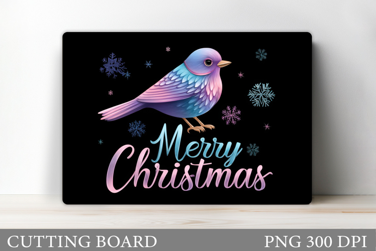 Christmas Bird Cutting Board. Christmas Cutting Board Design