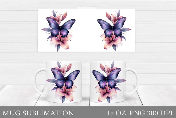 Pink Butterfly Clipart Image 4