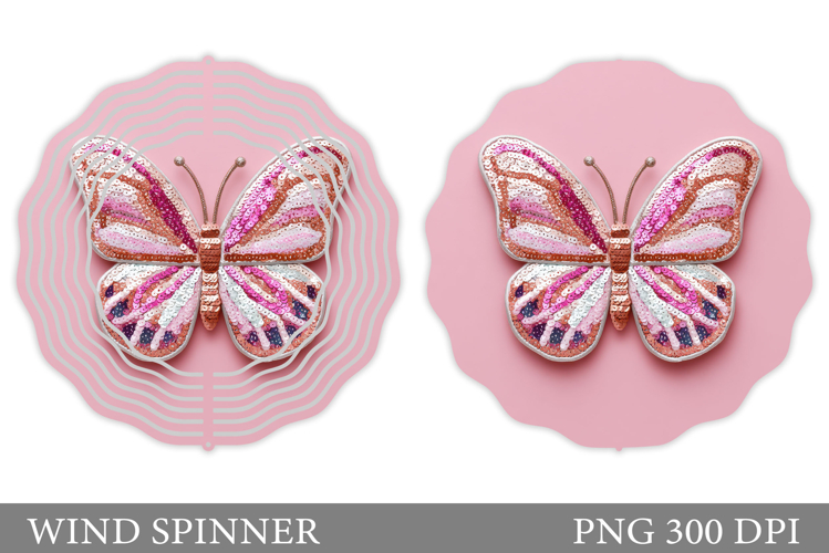 Butterfly Wind Spinner. Butterfly Sublimation