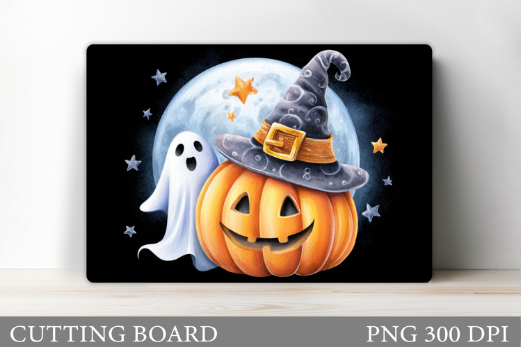 Halloween Pumpkin Cutting Board. Halloween Cutting Board