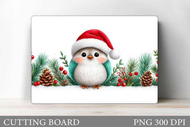Christmas Bird Cutting Board. Christmas Cutting Board Design