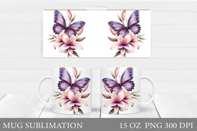 Watercolor Butterfly Clipart Image 5
