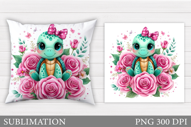 Cute Turtle Clipart Image 9