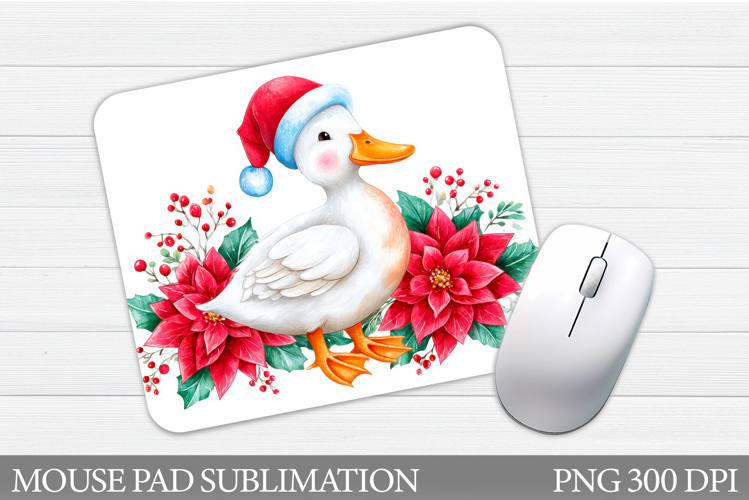 Christmas Goose Mouse Pad. Christmas Mouse Pad Sublimation