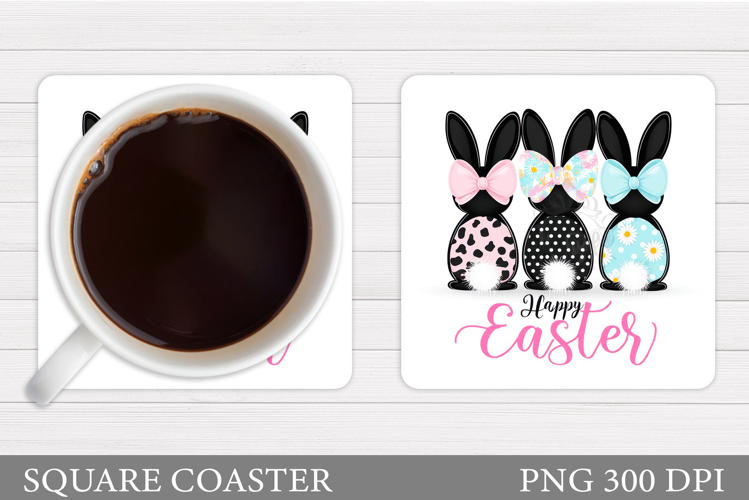 Easter Bunny Coaster. Bunny Easter Coaster Design