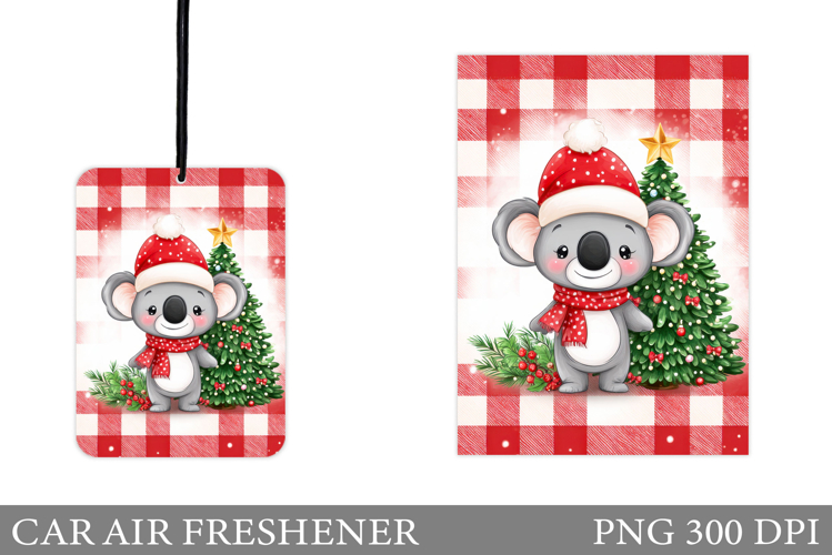 Cute Koala Car Air Freshener. Christmas Car Air Freshener