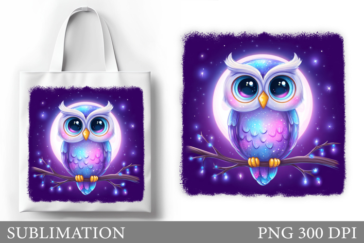 Owl Tote Bag Sublimation. Owl Sublimation