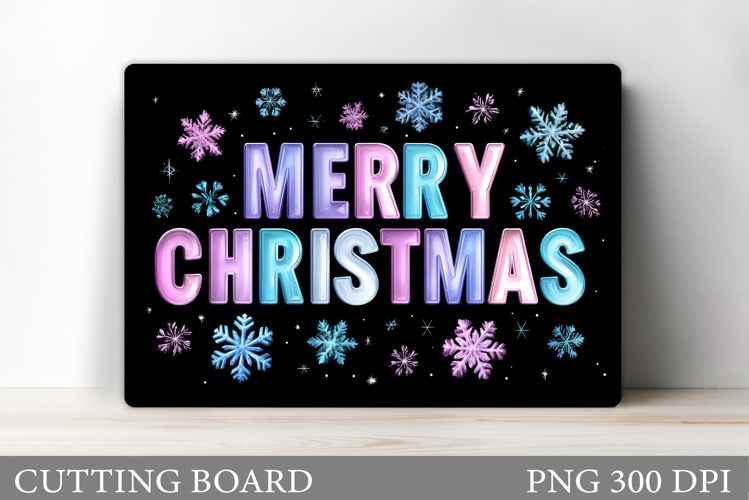Merry Christmas Cutting Board. Christmas Cutting Board