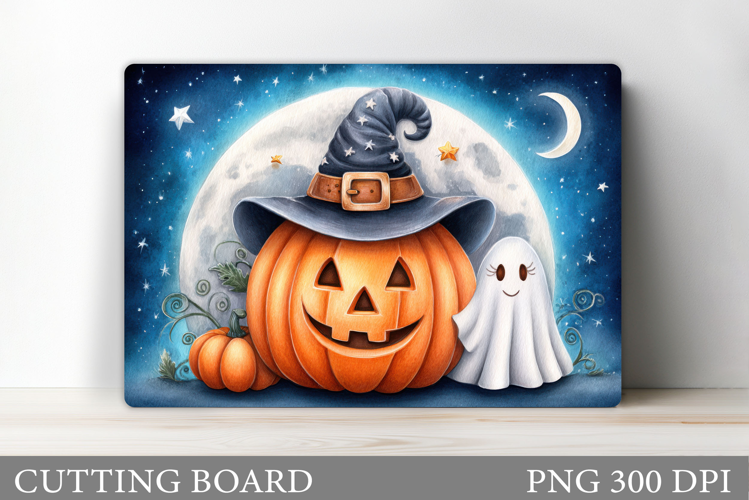 Halloween Pumpkin Cutting Board. Halloween Cutting Board