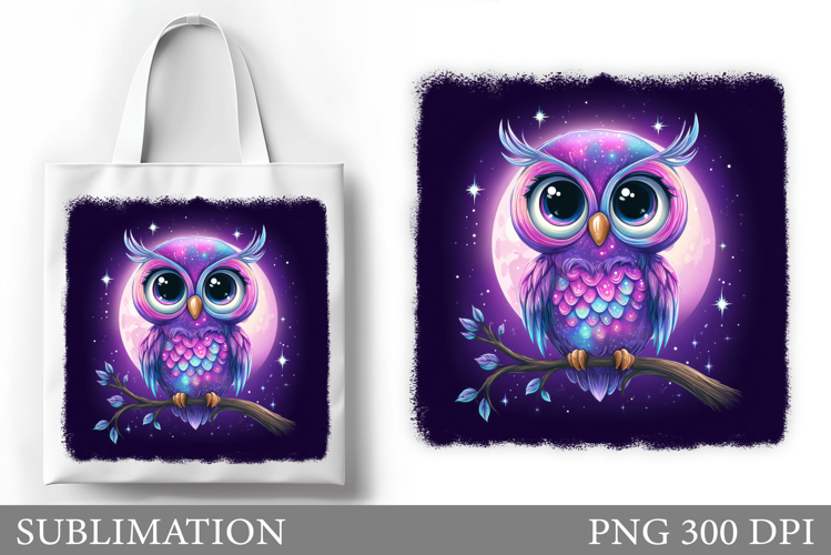 Owl Tote Bag Sublimation. Owl Sublimation