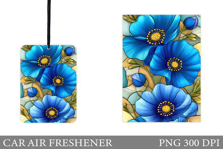 Floral Car Air Freshener. Flowers Car Air Freshener Design