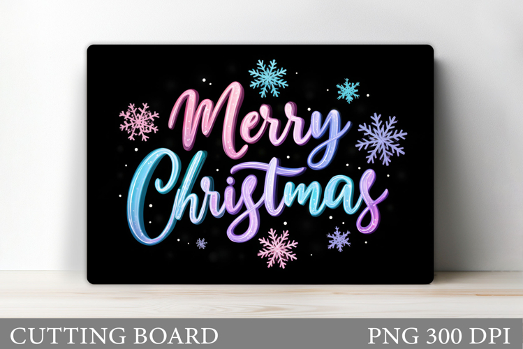 Merry Christmas Cutting Board. Christmas Cutting Board