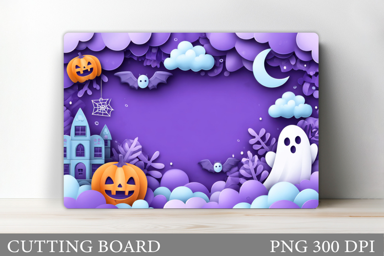 Halloween Cutting Board Design. Halloween Sublimation