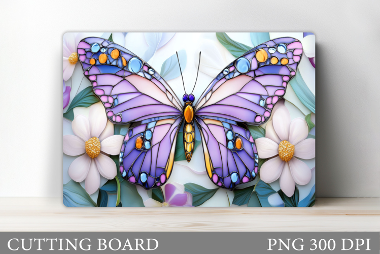 Butterfly Cutting Board Design. Butterfly Sublimation