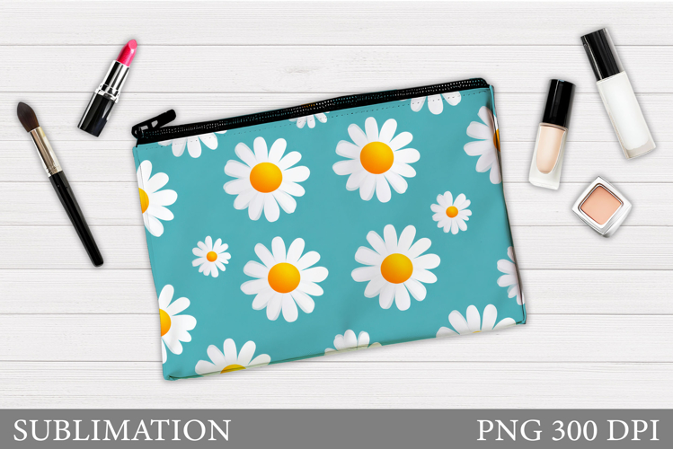 Daisy Flowers Makeup Bag. Flowers Makeup Bag Design