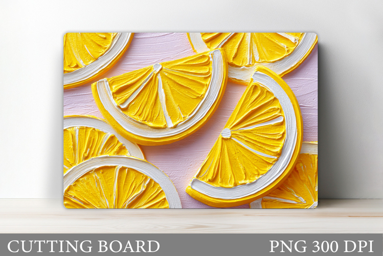 Lemons Cutting Board. Summer Cutting Board Sublimation
