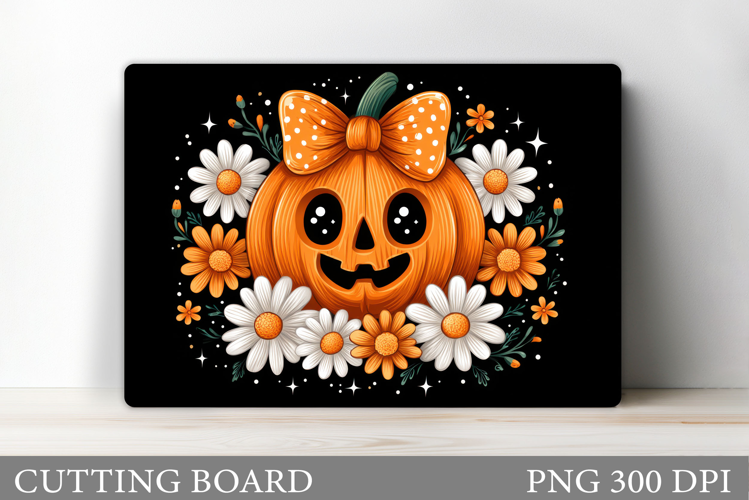 Halloween Cutting Board. Pumpkin Cutting Board Sublimation
