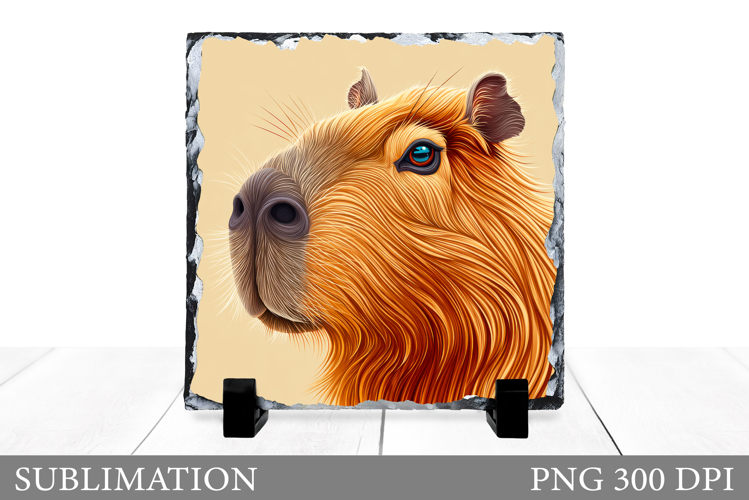 Capybara Sublimation. Capybara Slate Design