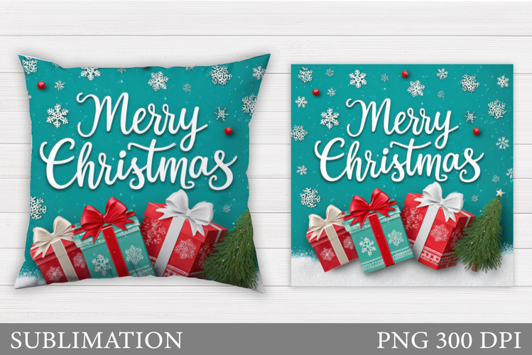 Christmas Pillow Design. Christmas Sublimation
