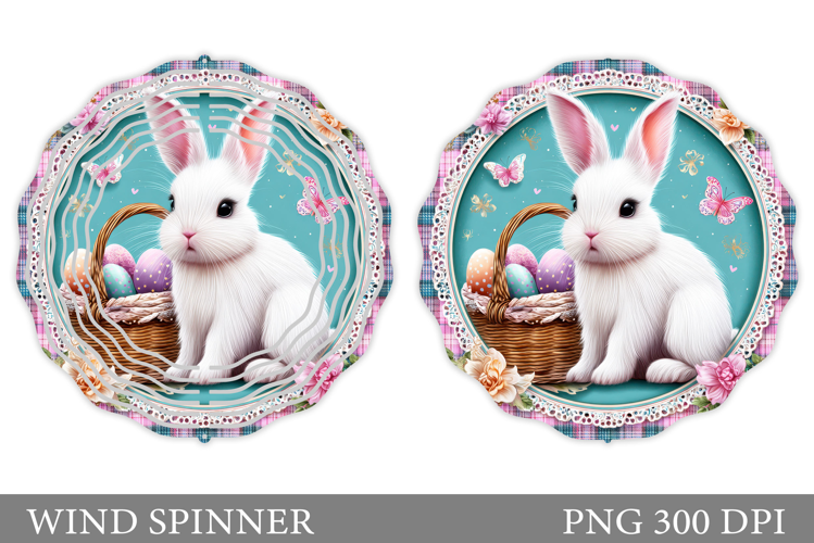 Easter Bunny Wind Spinner. Easter Wind Spinner Design
