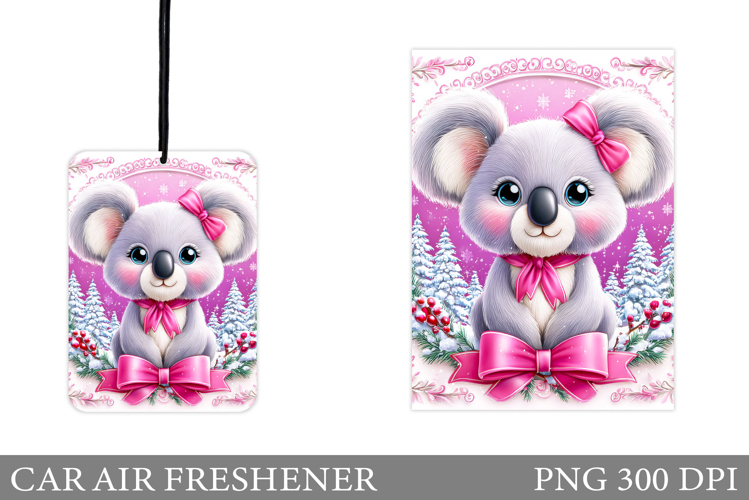 Cute Koala Car Air Freshener. Christmas Car Air Freshener