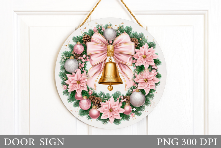 Christmas Door Sign Design. Christmas Sublimation