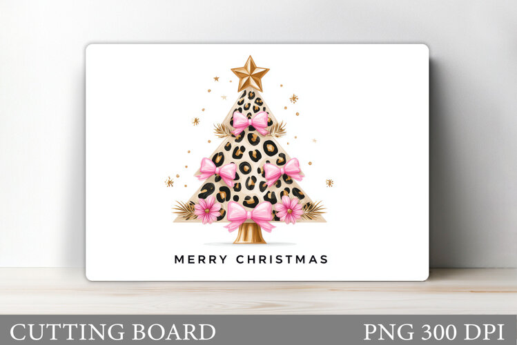 Christmas Tree Cutting Board. Kitchen Cutting Board Design example image 1