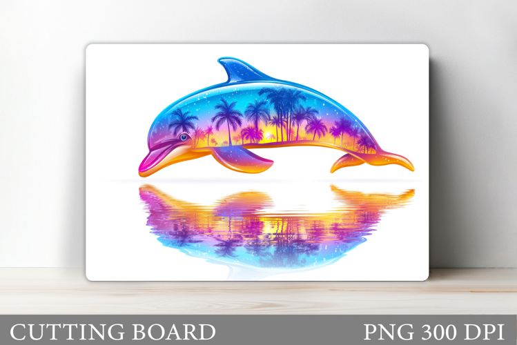 Dolphin Cutting Board Design. Dolphin Sublimation