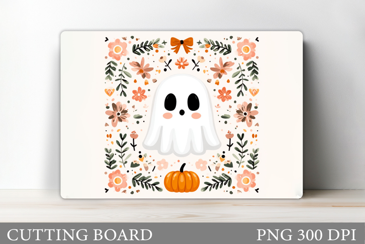 Halloween Ghost Cutting Board. Halloween Cutting Board