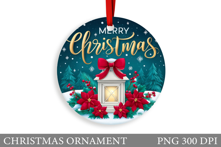 Christmas Ornament Design. Christmas Sublimation