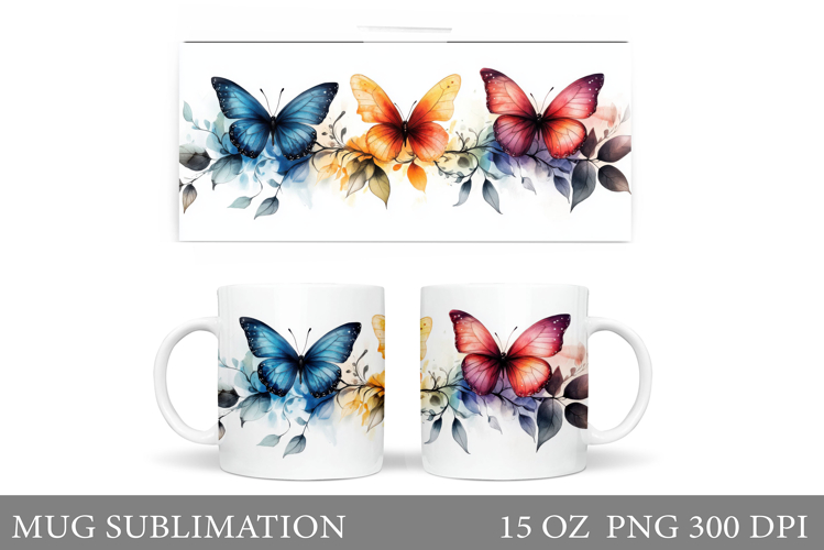 Watercolor Butterfly Clipart Image 23