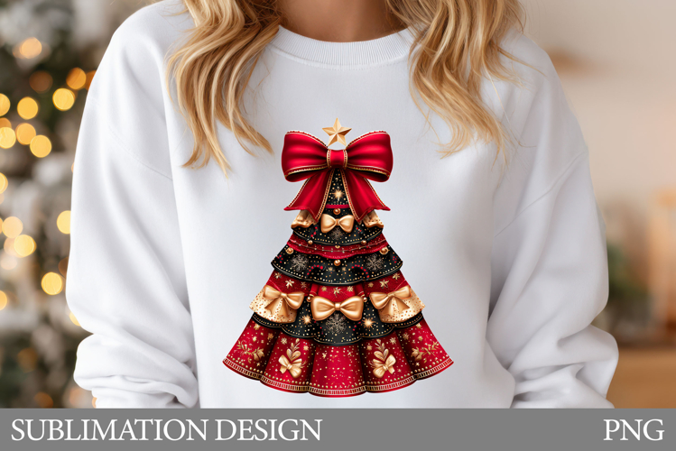 Christmas Tree Sublimation. Christmas Tree T-Shirt Design