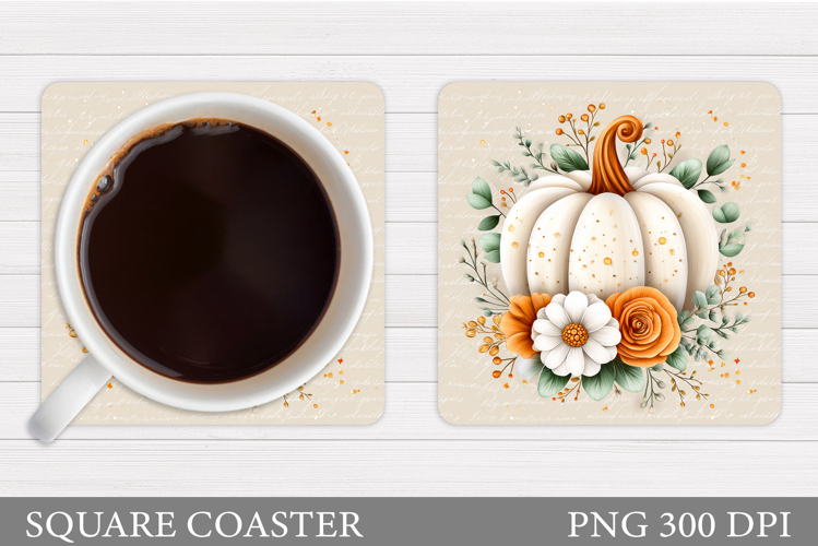 Pumpkin Coaster Design. Pumpkin Sublimation