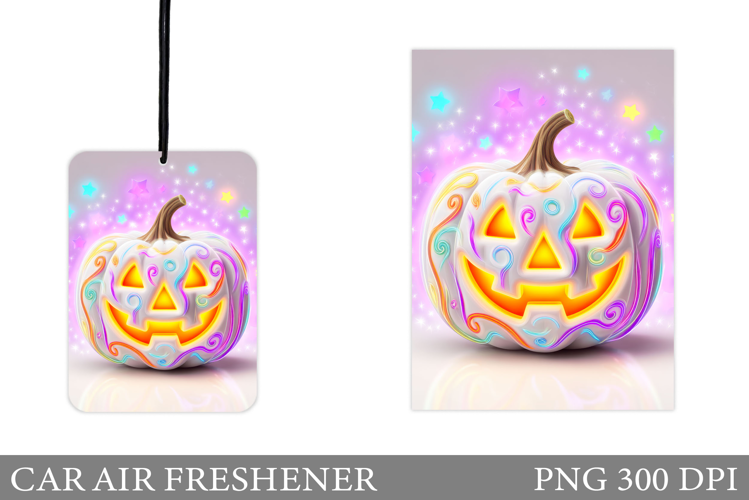 Pumpkin Car Air Freshener. Halloween Car Air Freshener