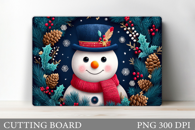 Cute Snowman Clipart Image 13