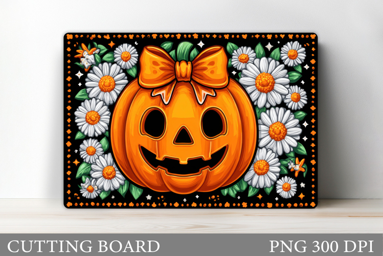 Halloween Cutting Board. Pumpkin Cutting Board Sublimation